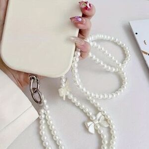 White Pearl Phone Case Accessory